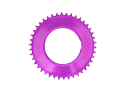 GARBARUK Chainring Round 1-speed narrow-wide SRAM Thread Mount for RED XPLR Powermeter Spider | purple 40 Teeth