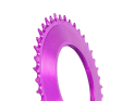 GARBARUK Chainring Round 1-speed narrow-wide SRAM Thread Mount for RED XPLR Powermeter Spider | purple 44 Teeth