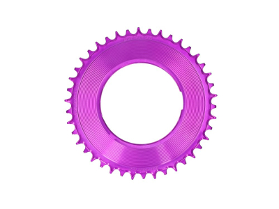 GARBARUK Chainring Round 1-speed narrow-wide SRAM Thread Mount for RED XPLR Powermeter Spider | purple 48 Teeth