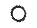 GARBARUK Chainring MTB Oval 1-speed narrow-wide Thread Mount | Aero for XX / XX SL Powermeter Spider | 0 mm Offset | black