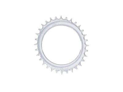 GARBARUK Chainring MTB Oval 1-speed narrow-wide Thread Mount | Aero for XX / XX SL Powermeter Spider | 0 mm Offset | silver 34 Teeth