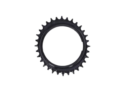 GARBARUK Chainring MTB Oval 1-speed narrow-wide Thread Mount | Aero for XX / XX SL Powermeter Spider | 3 mm Offset | black
