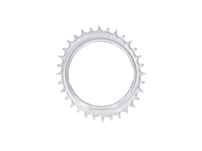 GARBARUK Chainring MTB Oval 1-speed narrow-wide Thread Mount | Aero for XX / XX SL Powermeter Spider | 3 mm Offset | silver