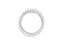 GARBARUK Chainring MTB Oval 1-speed narrow-wide Thread Mount | Aero for XX / XX SL Powermeter Spider | 3 mm Offset | silver