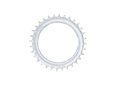 GARBARUK Kettenblatt MTB Round 1-fach narrow-wide Thread Mount | Aero für XX / XX SL Powermeter Spider | 0 mm Offset | silber