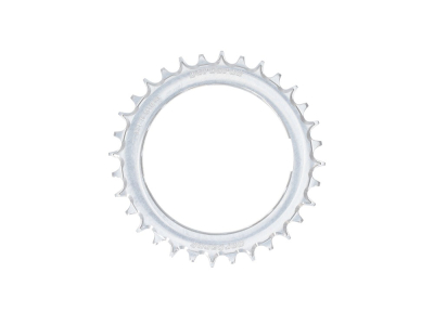 GARBARUK Kettenblatt MTB Round 1-fach narrow-wide Thread Mount | Aero für XX / XX SL Powermeter Spider | 0 mm Offset | silber 36 Zähne