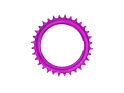 GARBARUK Kettenblatt MTB Round 1-fach narrow-wide Thread Mount | Aero für XX / XX SL Powermeter Spider | 0 mm Offset | lila 34 Zähne