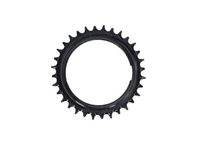 GARBARUK Kettenblatt MTB Round 1-fach narrow-wide Thread Mount | Aero für XX / XX SL Powermeter Spider | 3 mm Offset | schwarz