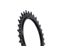 GARBARUK Kettenblatt MTB Round 1-fach narrow-wide Thread Mount | Aero für XX / XX SL Powermeter Spider | 3 mm Offset | schwarz