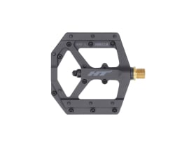 HT COMPONENTS Pedals ME03T (EVO+) Flat Pedals | stealth...