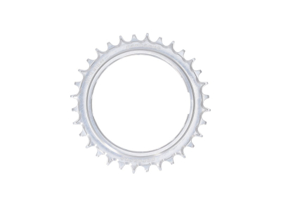 GARBARUK Chainring MTB Round 1-speed narrow-wide Thread Mount | Aero for XX / XX SL Powermeter Spider | 3 mm Offset | silver 32 Teeth