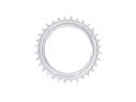 GARBARUK Chainring MTB Round 1-speed narrow-wide Thread Mount | Aero for XX / XX SL Powermeter Spider | 3 mm Offset | silver 34 Teeth