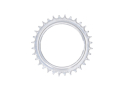 GARBARUK Chainring MTB Round 1-speed narrow-wide Thread Mount | Aero for XX / XX SL Powermeter Spider | 3 mm Offset | silver 36 Teeth