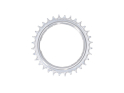 GARBARUK Chainring MTB Round 1-speed narrow-wide Thread Mount | Aero for XX / XX SL Powermeter Spider | 3 mm Offset | silver 36 Teeth