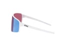 BLIZ Sunglasses P001 Matte White | Nordic Light Rose-Violet Mirror Blue