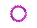 GARBARUK Chainring MTB Round 1-speed narrow-wide Thread Mount | Aero for XX / XX SL Powermeter Spider | 3 mm Offset | purple 34 Teeth