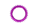 GARBARUK Chainring MTB Round 1-speed narrow-wide Thread Mount | Aero for XX / XX SL Powermeter Spider | 3 mm Offset | purple 36 Teeth