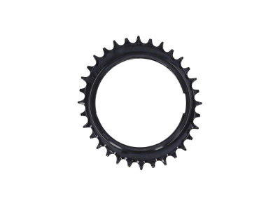 GARBARUK Chainring MTB Oval 1-speed narrow-wide Thread Mount | Aero for XX / XX SL Powermeter Spider | 3 mm Offset | black 36 Teeth