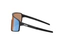 BLIZ Sonnenbrille P001 Matte Black | Nordic Light Coral-Orange Mirror Blue 42 (XL)