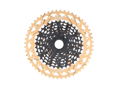 TRP EVO 12 Cassette 12-speed CS-M9050-12 10-52 teeth | black / gold