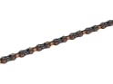 KMC pre-waxed Chain DLC11 Go Wax incl. Chain Lock | 11-speed | 118 links | Black-Orange