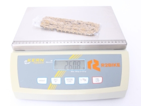 SUNRACE chain CN12Z 12-speed Flat-Top | 126 links gold