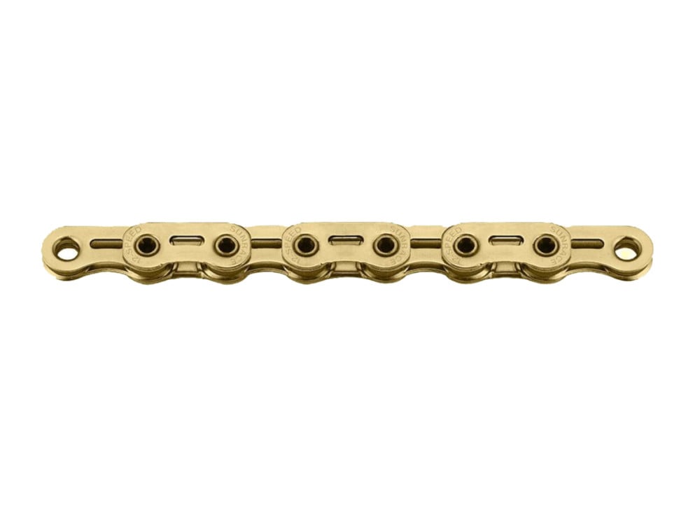 SUNRACE chain CN11Z 11-speed Flat-Top | 126 links gold