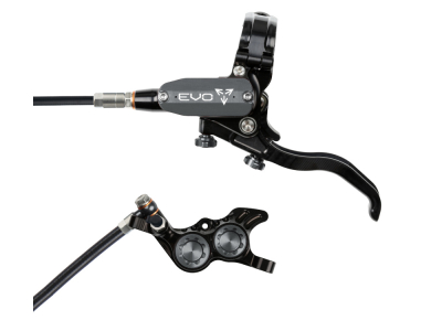 HOPE Disc Brake EVO GR4 | single | black/smoke Frontwheel Brake standard