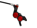 HOPE Disc Brake EVO GR4 | single | black/red Frontwheel Brake standard