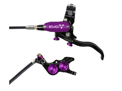 HOPE Disc Brake EVO GR4 | single | black/purple Frontwheel Brake standard