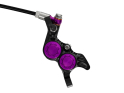 HOPE Disc Brake EVO GR4 | single | black/purple Frontwheel Brake standard