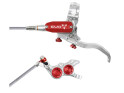 HOPE Scheibenbremse EVO GR4 | einzeln | silber/rot Vorderradbremse Stahlflex
