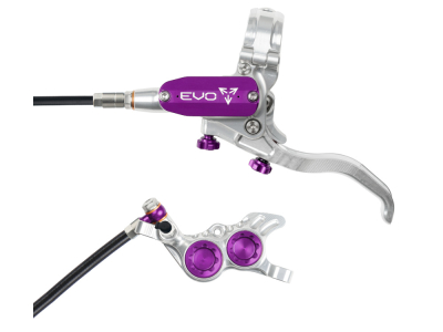 HOPE Disc Brake EVO GR4 | single | silver/purple Frontwheel Brake standard