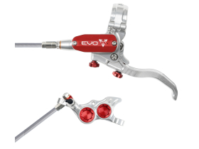 HOPE Scheibenbremse EVO TR4 | einzeln | silber/rot