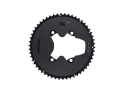 MICHE Chainring X2-RD R92 4-Arm 110 BCD | 2-speed asymmetric for Shimano Dura-Ace FC-R9200 52 Teeth