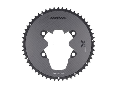 MICHE Kettenblatt X2-RD R92 4-Arm LK 110 asymmetrisch | 2-fach für Shimano Dura-Ace FC-R9200 Powermeter