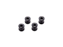 BBB CYCLING Chainring Bolt Set 4-Arm Aluminum FourStars | 7 mm black