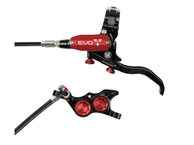 HOPE Disc Brake EVO TR4 | single | black/red Frontwheel Brake standard