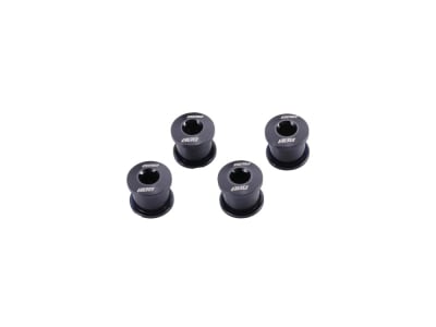 BBB CYCLING Chainring Bolt Set 4-Arm Aluminum SingleStars | 5 mm black