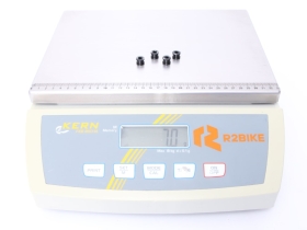 BBB CYCLING Chainring Bolt Set 4-Arm Aluminum SingleStars...