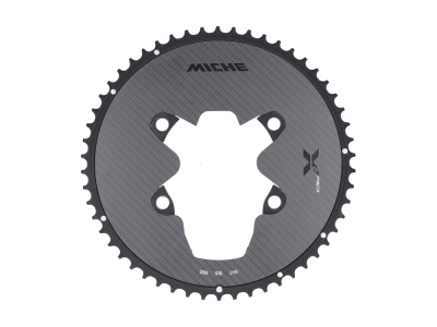 MICHE Kettenblatt X2-RD R92 4-Arm LK 110 asymmetrisch | 2-fach für Shimano Dura-Ace FC-R9200 Powermeter 50 Zähne