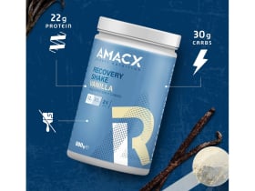AMACX Beverage Powder Recovery Shake Vanilla | 880g Can