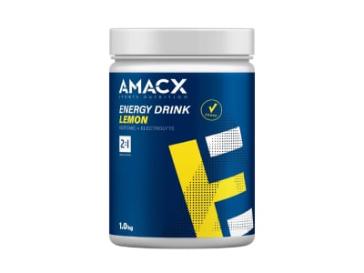 AMACX Beverage Powder Energy Drink Lemon | 1000g Can