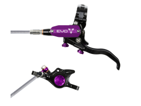 HOPE Scheibenbremse EVO X2 | einzeln | schwarz/lila