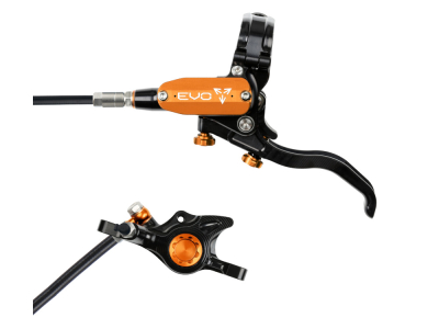HOPE Disc Brake EVO X2 | single | black/orange Frontwheel Brake standard
