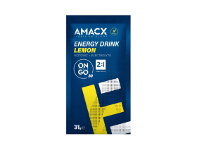 AMACX Beverage Powder Energy Drink On The Go Lemon | 12...