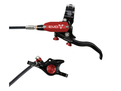 HOPE Scheibenbremse EVO X2 | einzeln | schwarz/rot Vorderradbremse Standard