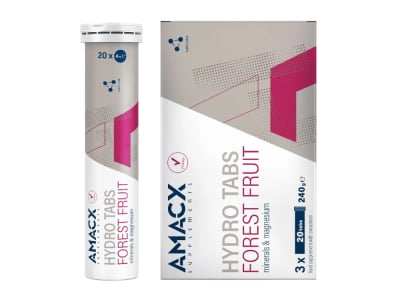 AMACX Effervescent Tablets Hydro Tabs Forest Fruit | 3 Tubes Box