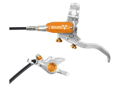 HOPE Scheibenbremse EVO X2 | einzeln | silber/orange Vorderradbremse Standard