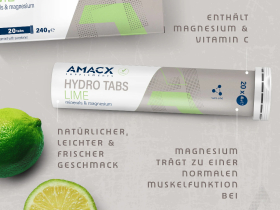 AMACX Effervescent Tablets Hydro Tabs Lime | 20 Tablets